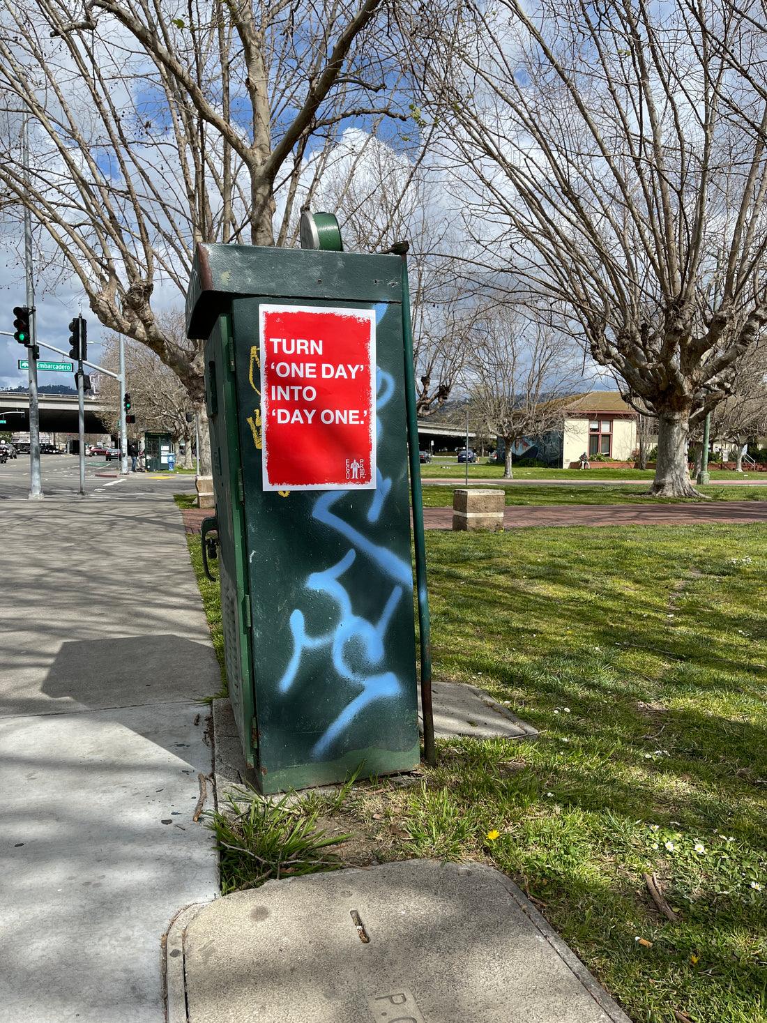 A Story: Today Is One Day (Oakland, CA) by EGOPROOF
