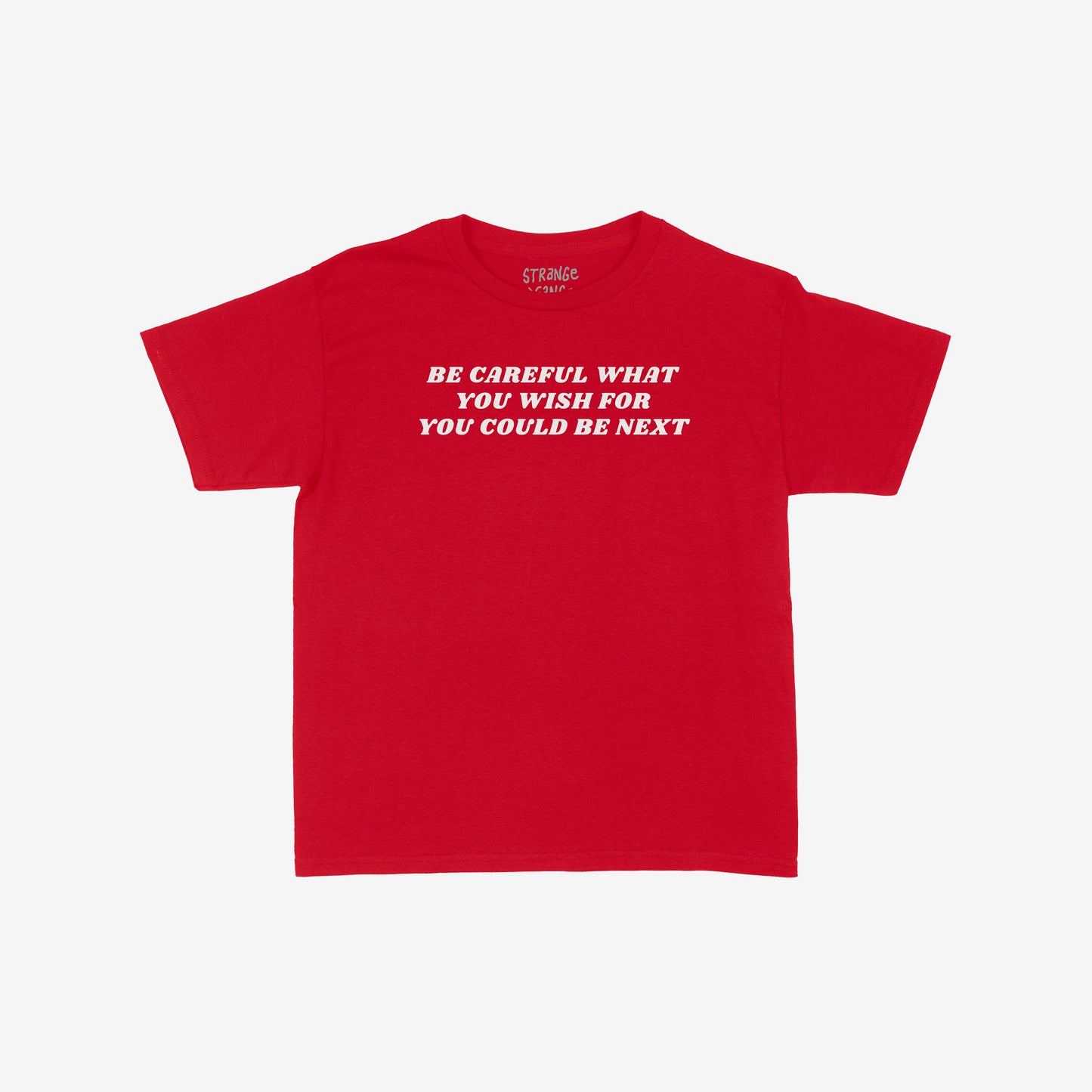 Be Careful Women's Baby Tee by EGOPROOF
