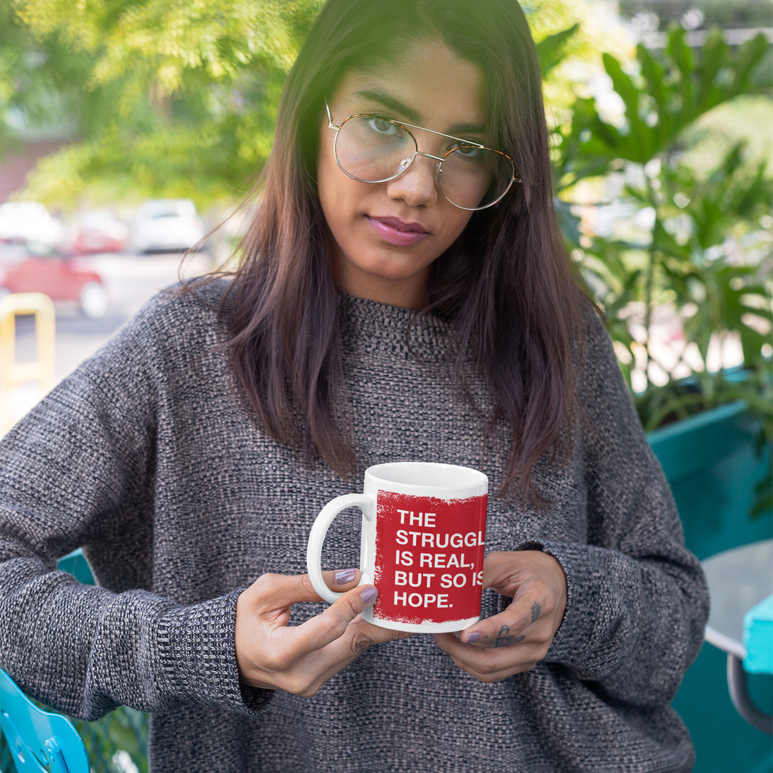 "The Struggle Is Real" Mug by EGOPROOF