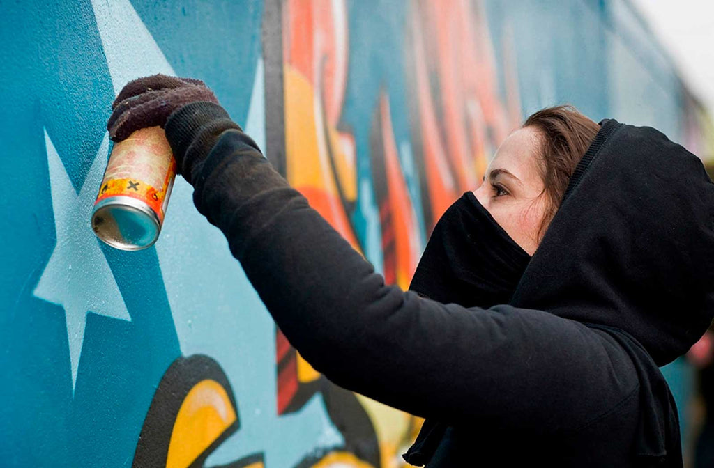 EGOPROOF - most famous female graffiti artists - woman doing graffiti in the streets