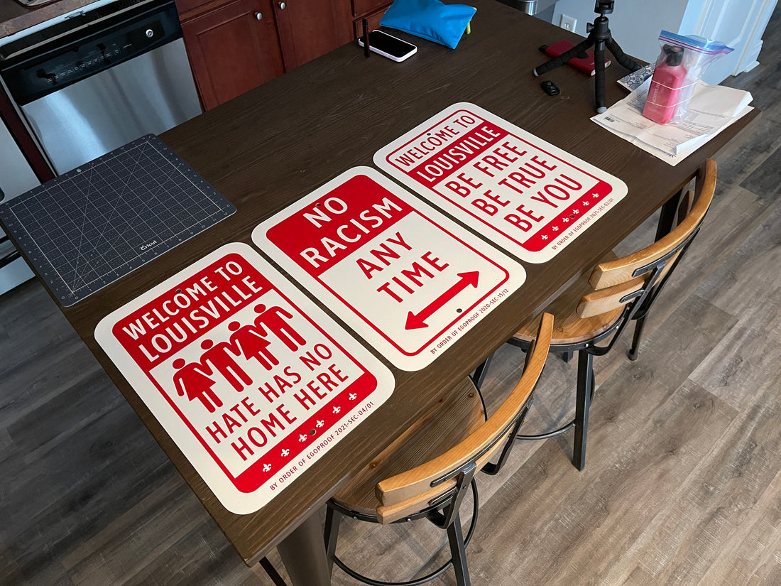 WIP: Louisville Street Signs by EGOPROOF