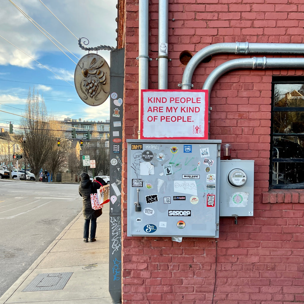 Kind People Are My Kind Of People (Asheville) by Egoproof