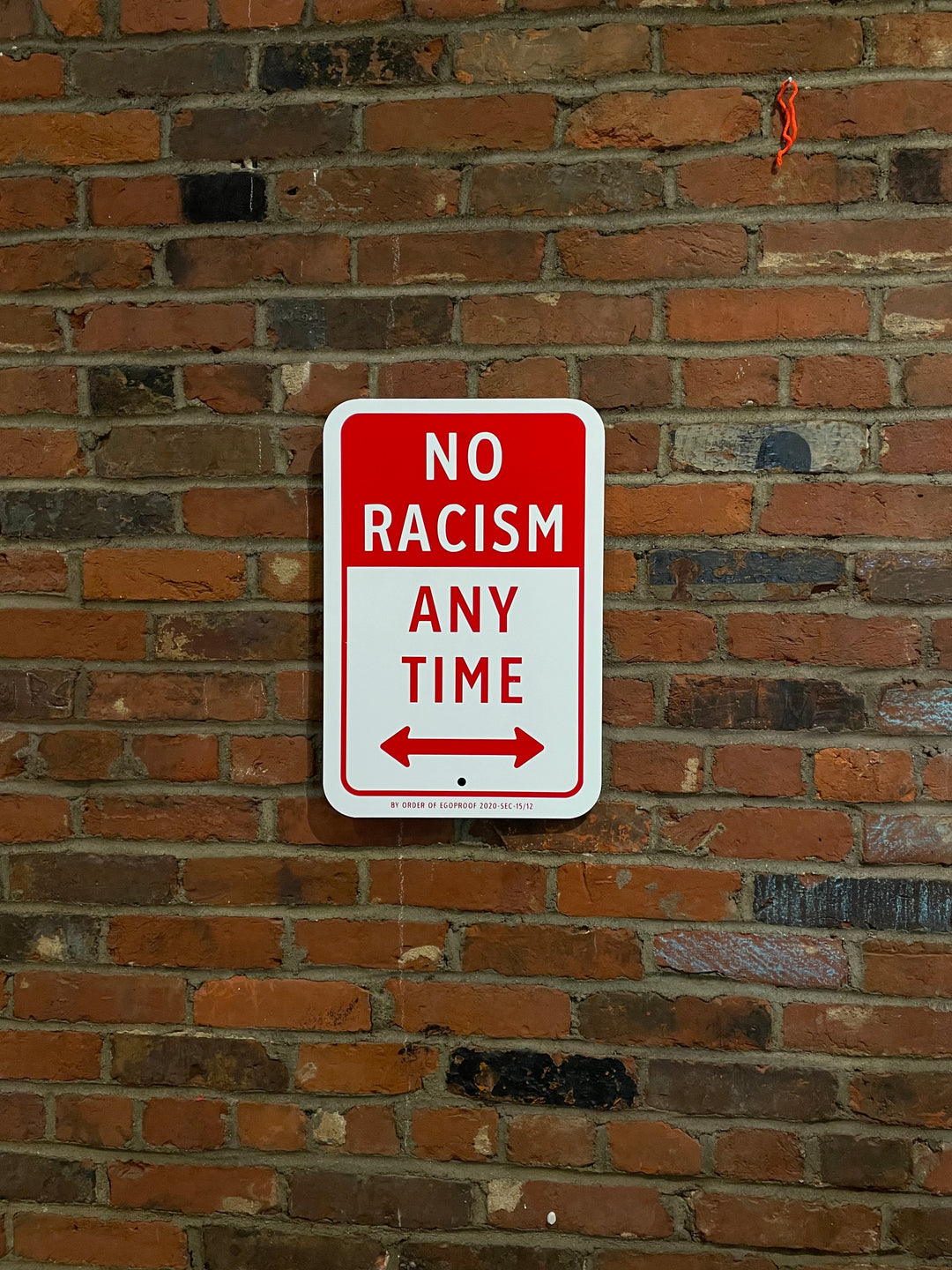 No Racism Any Time (Louisville, KY) by EGOPROOF