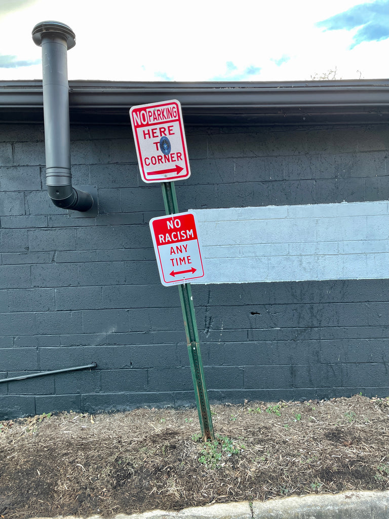 No Racism Any Time (Asheville, NC) by EGOPROOF