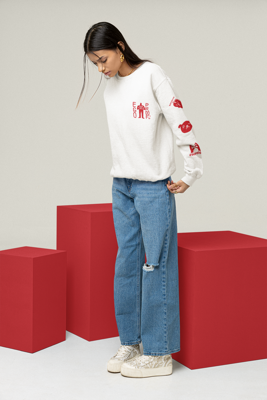 "Love Nugs" Sweatshirt by EGOPROOF
