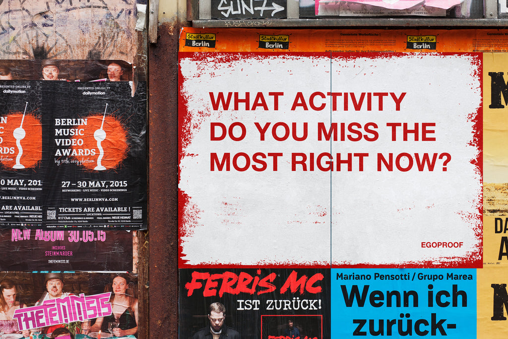 What Activity Do You Miss The Most?