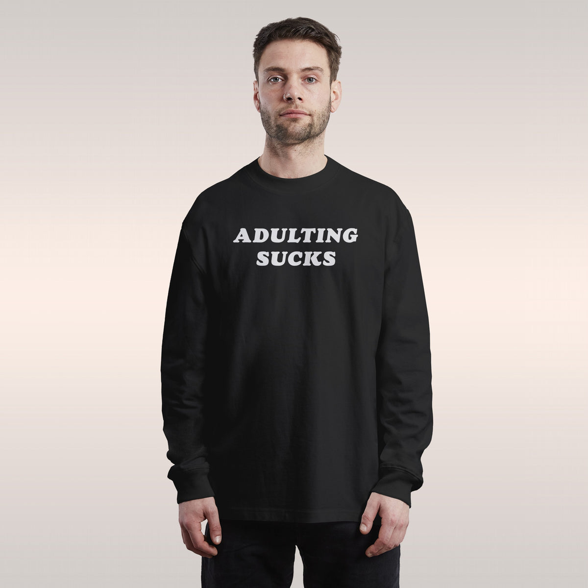 Adulting Sucks Long Sleeve T-shirt
