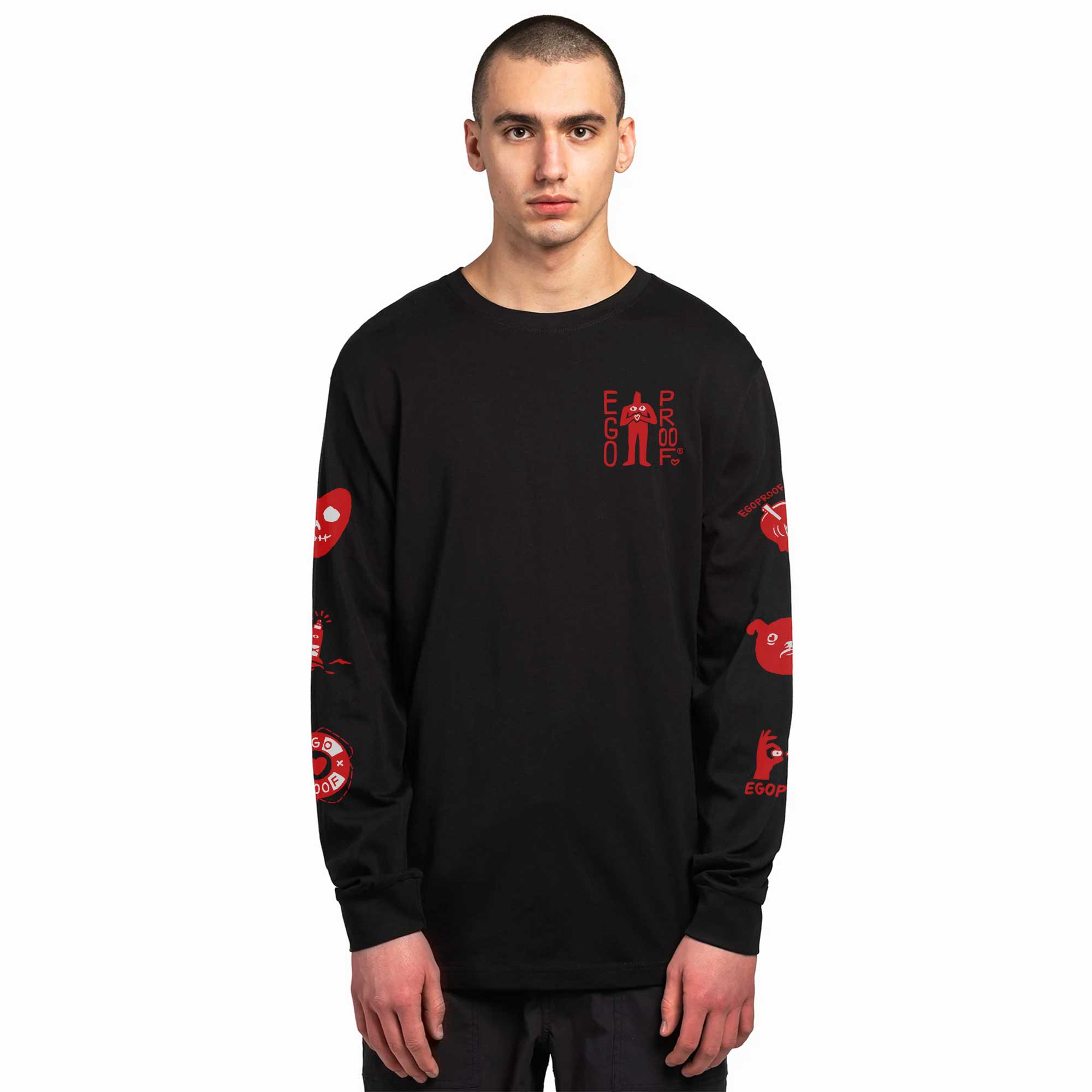 Emblems Long Sleeve T-shirt by EGOPROOF