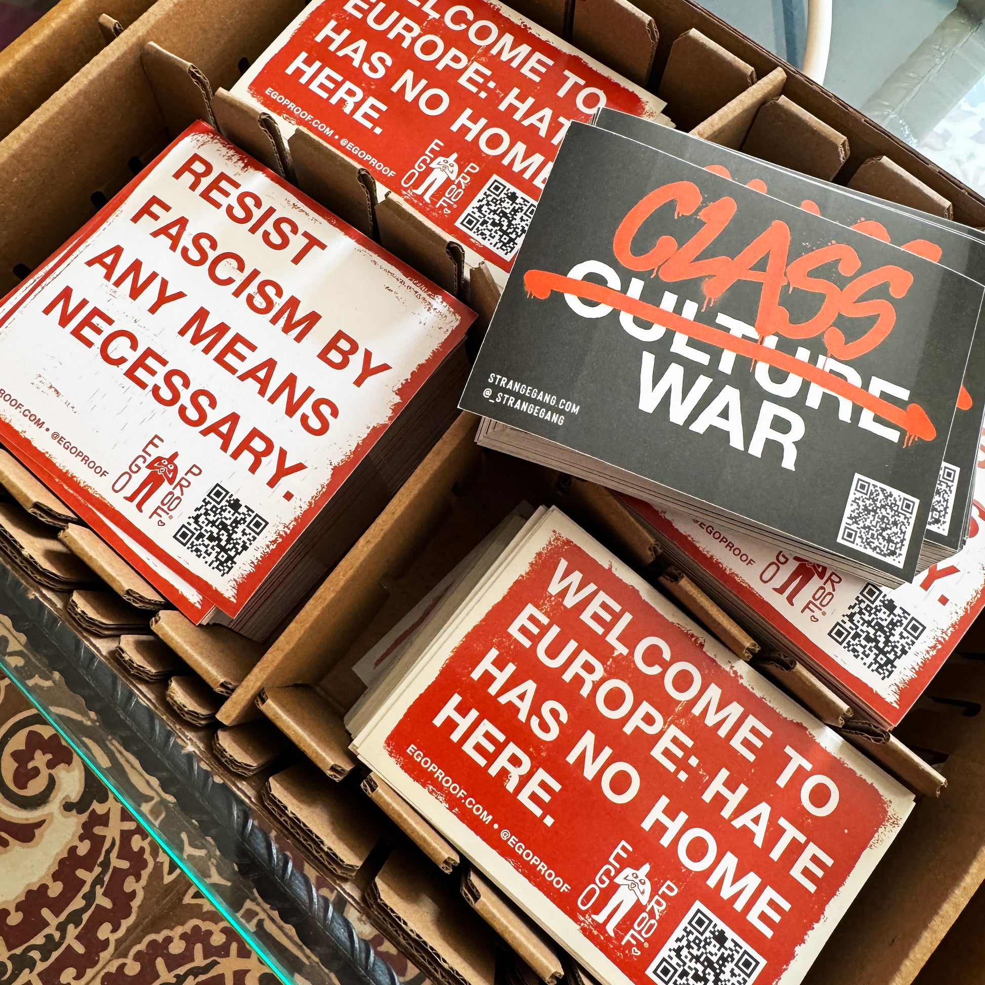 Free EGOPROOF stickers