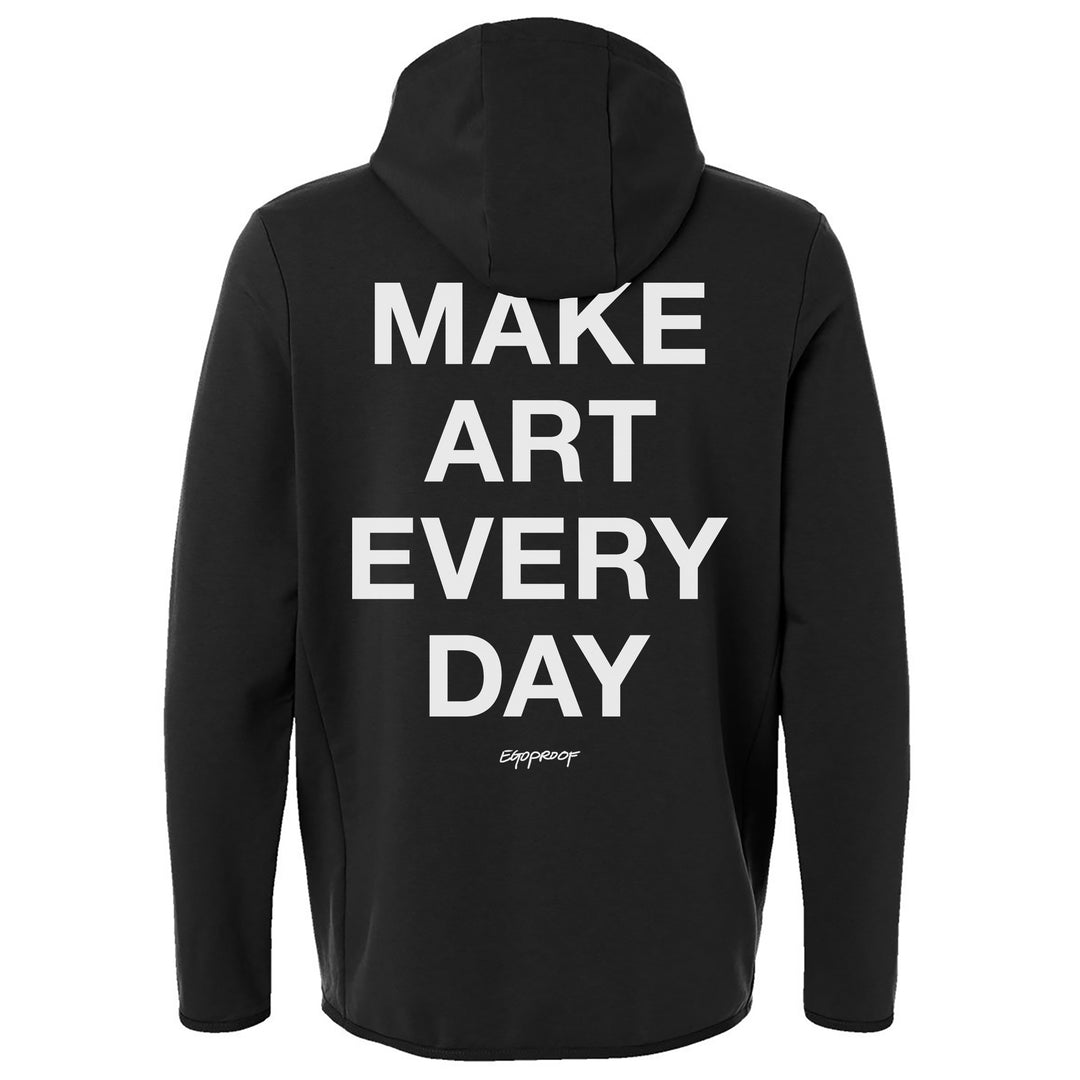 Make Art Every Day Tech Zip Hoodie