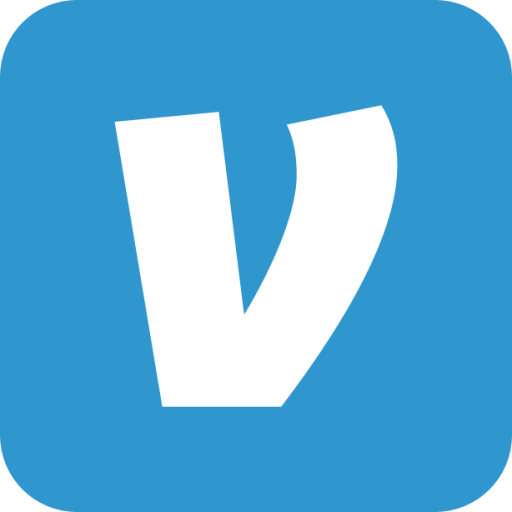 Blue square with a stylized white letter resembling a bold V, representing the Unused File product logo design.